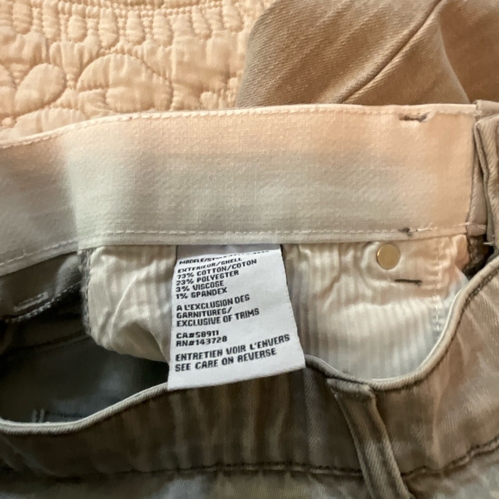 Tribal Jeans Sophia Micro Flare Crop Grey Shadow Mist Size 9 - Picture 5 of 8